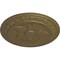 Ekena Millwork Exeter Ceiling Medallion (Fits Canopies up to 3 1/8"), 17 3/4"OD x 1 1/8"P, Mississippi Mud CM17EXMMF - alternate 3